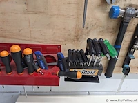 Partij handgereedschappen incl. gereedschapswand - 170x110cm - afbeelding 7 van  11