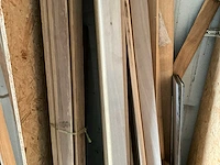 Partij hard houten plinten en toebehoren - afbeelding 6 van  7
