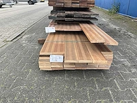 Partij hardhout brugdek planken 24 x 120 (223x) - afbeelding 13 van  16