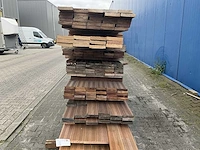 Partij hardhout brugdek planken 24 x 120 (223x) - afbeelding 14 van  16