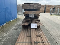 Partij hardhout brugdek planken 24 x 120 (223x) - afbeelding 16 van  16