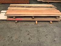 Partij hardhouten planken 13mm diverse formaten (65x) - afbeelding 1 van  5