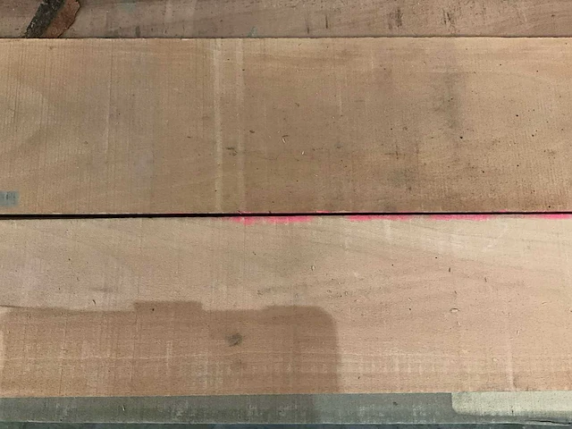 Partij hardhouten planken 13mm diverse formaten (65x) - afbeelding 5 van  5