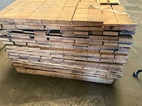 Partij hardhouten planken 52,5x10x2,8cm (270x) - afbeelding 3 van  3
