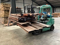 Partij hardhouten tuinplanken - afbeelding 1 van  6