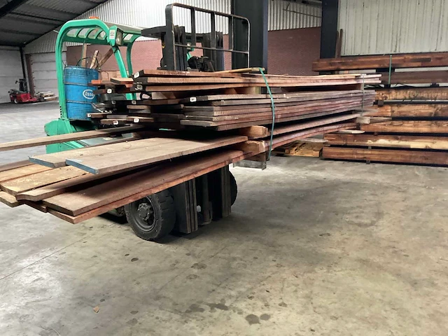 Partij hardhouten tuinplanken - afbeelding 4 van  6