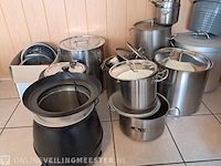 Partij horeca soeppannen en soepkommen - afbeelding 3 van  8