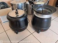 Partij horeca soeppannen en soepkommen - afbeelding 5 van  8