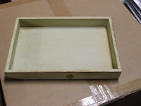 Partij houten bakjes 25x17x3 45 stuks - afbeelding 5 van  5