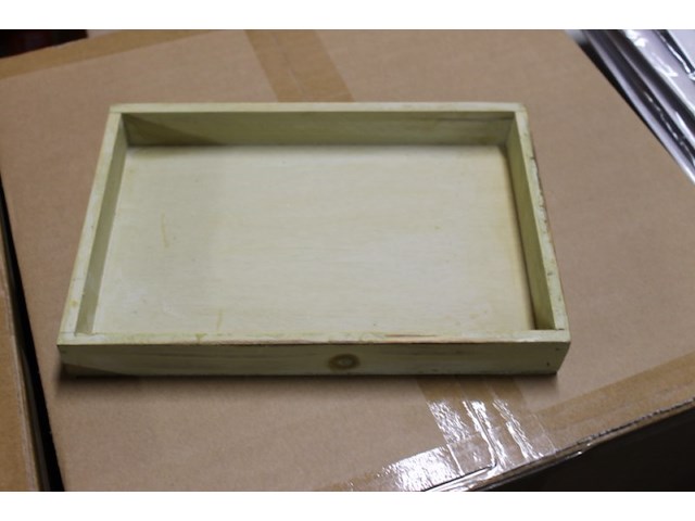 Partij houten bakjes 25x17x3 45 stuks - afbeelding 5 van  5