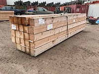 Partij houten balken - afbeelding 1 van  6