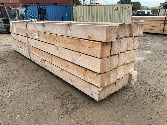 Partij houten balken - afbeelding 2 van  6