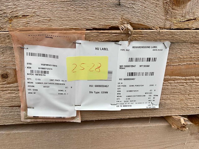 Partij houten balken - afbeelding 6 van  6