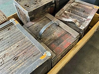 Partij houten blokken in frame - afbeelding 7 van  8