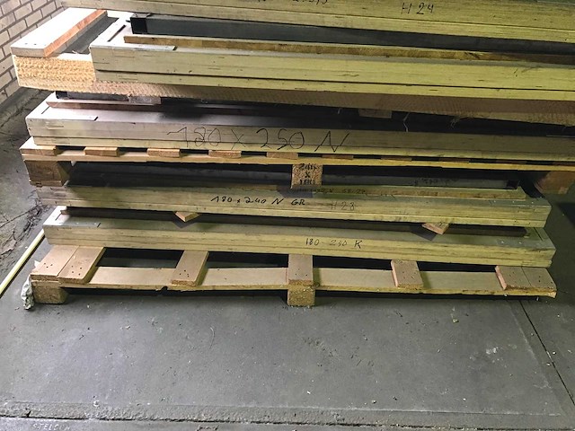 Partij houten frames (6x) - afbeelding 3 van  8