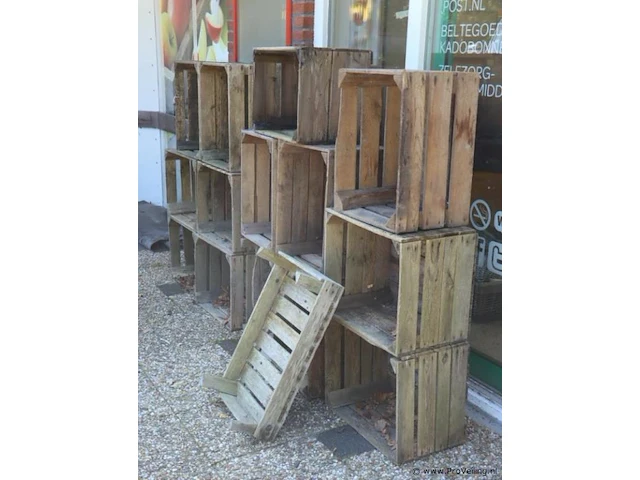 Partij houten kisten - 50x31x40cm - afbeelding 1 van  3