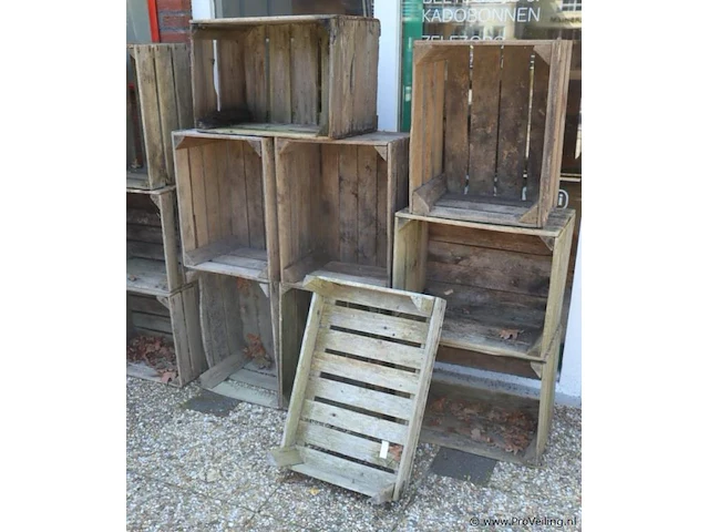 Partij houten kisten - 50x31x40cm - afbeelding 3 van  3