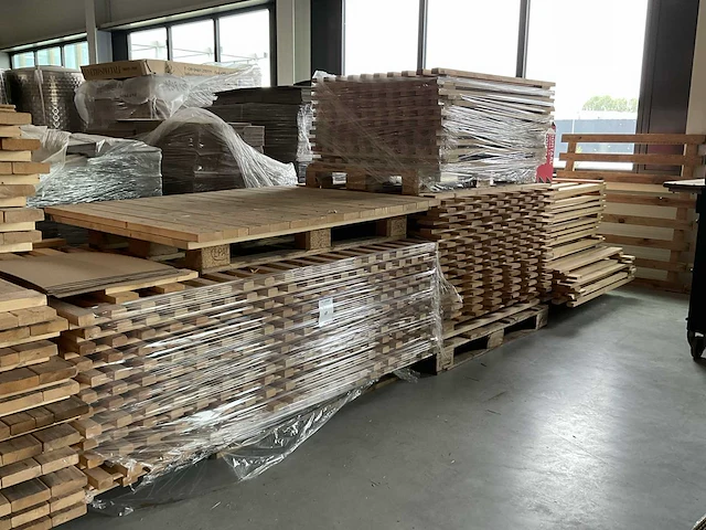 Partij houten legborden - afbeelding 2 van  8
