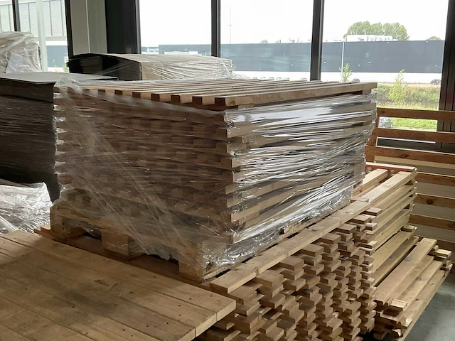 Partij houten legborden - afbeelding 6 van  8