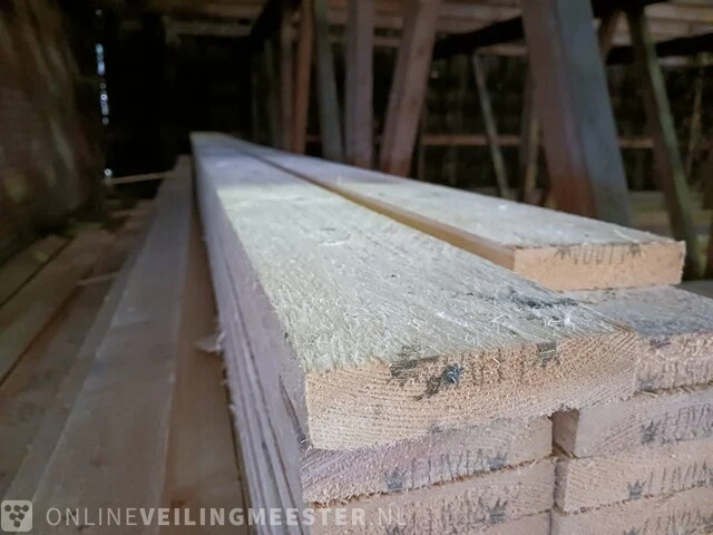 Partij houten planken en plinten - afbeelding 4 van  8