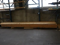 Partij houten planken/balken, diverse afmetingen - afbeelding 1 van  5