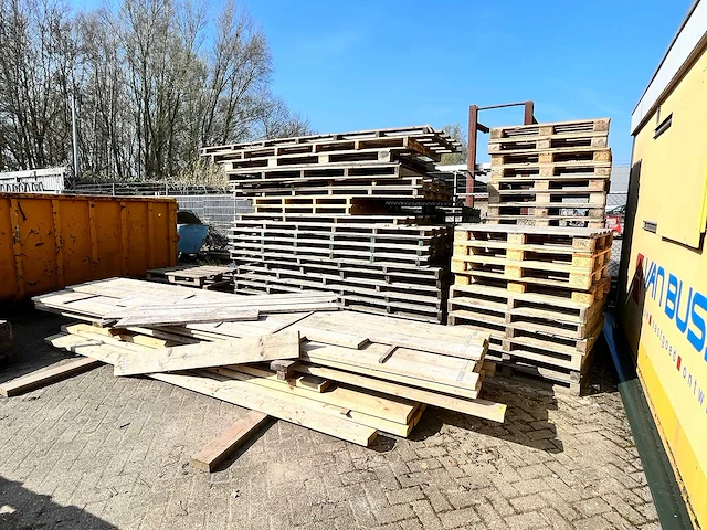 Partij hout/pallets - afbeelding 4 van  7