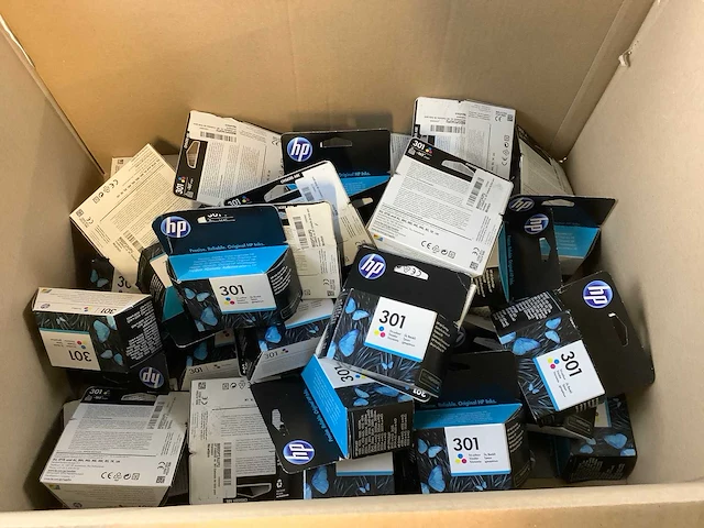 Partij hp inkt 301 cartridges (48x) - afbeelding 3 van  5