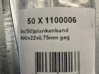 Partij ijzer plankenbandstrip 400x22x0,75 - afbeelding 3 van  3