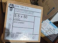 Partij ijzerwaren en bevestigingsmateriaal, o.a. fabory - afbeelding 8 van  27