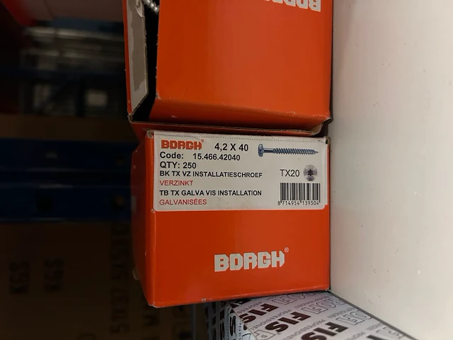 Partij ijzerwaren, schroeven borgh, würth - afbeelding 6 van  9