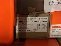Partij ijzerwaren, schroeven borgh, würth - afbeelding 7 van  9