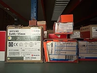 Partij ijzerwaren w.o. schroeven en bouten w.o. borgh, würth - afbeelding 2 van  6