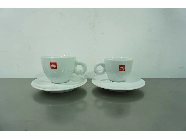 Partij illy koffie kop/schotels circa 1000stuks - afbeelding 1 van  3
