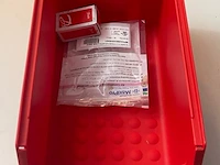 Partij in 10 bakken met o.a. tecnosystemi cae75-opt buitenbocht 90gr antaciet/mg102opt verbindingssok - afbeelding 8 van  12