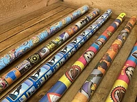 Partij inpakpapier met toebehoren - afbeelding 3 van  9