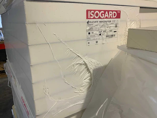Partij isogard elevate pirplaat isolatie 600x1200cm 70mm - afbeelding 8 van  9