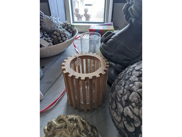 Partij kaarsen + 6x decoratie - afbeelding 6 van  7