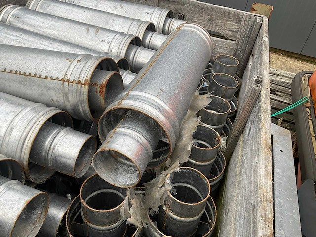 Partij kachel/schoorsteen pijpen ( rvs) - afbeelding 4 van  6