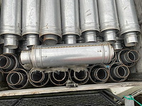 Partij kachel/schoorsteen pijpen ( rvs) - afbeelding 2 van  6