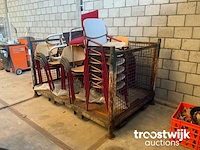 Partij kantinestoelen - circa 36 stuks - afbeelding 2 van  4