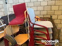 Partij kantinestoelen - circa 36 stuks - afbeelding 4 van  4