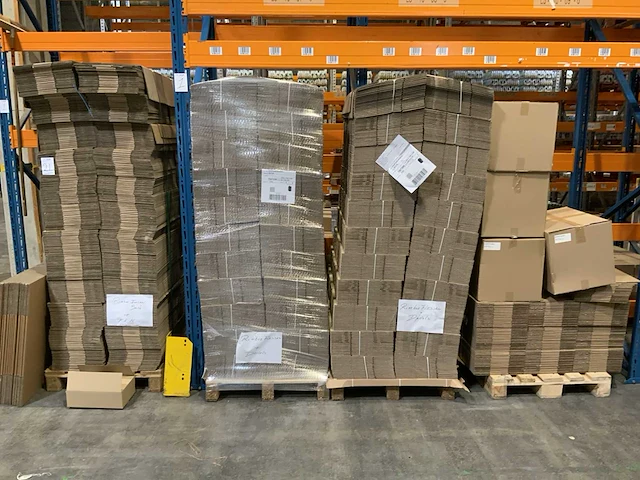 Partij kartonnen dozen - 16x pallet - afbeelding 9 van  16