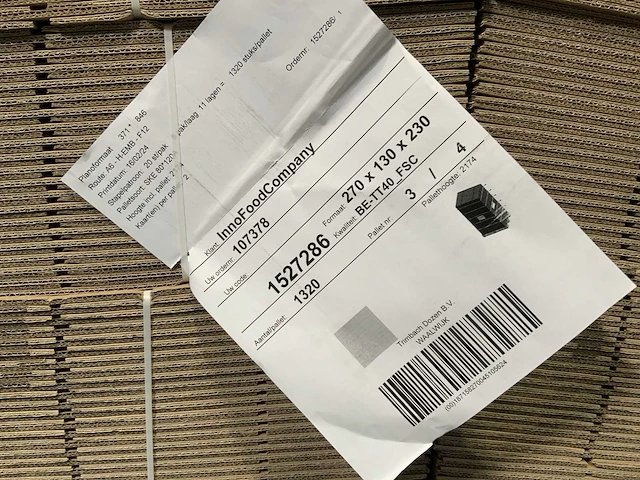 Partij kartonnen dozen - 16x pallet - afbeelding 13 van  16