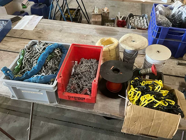 Partij ketting/touw/elastiek - afbeelding 1 van  6