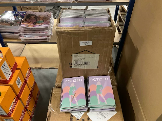 Partij kidstell a5 notebooks (480x) - afbeelding 1 van  3