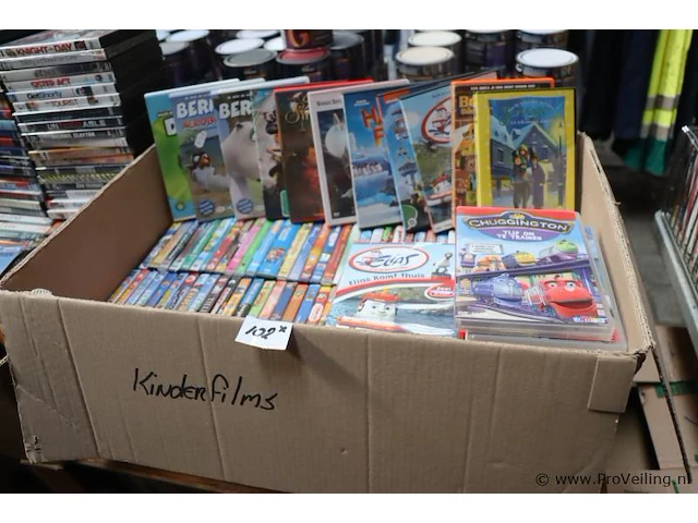 Partij kinder dvd's, diverse titels o.a. elias, chuggington tijd om te trainen & bob de bouwer - afbeelding 1 van  2