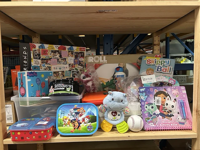 Partij kinderspeelgoed w.o. peppa pig, jumbo - afbeelding 1 van  5
