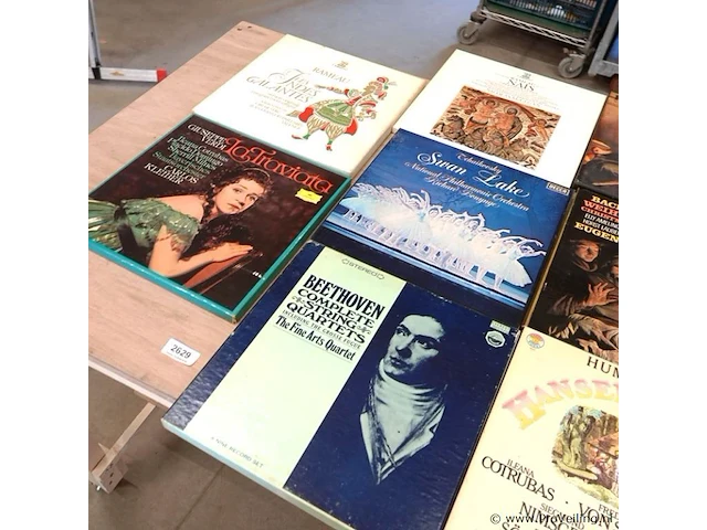 Partij klassieke lp's in originele cassettes - afbeelding 2 van  5