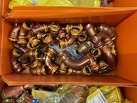 Partij koperen persfittingen - afbeelding 6 van  15