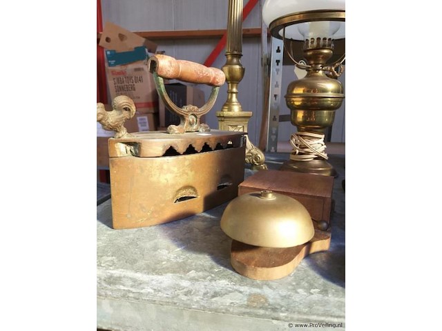 Partij koperwerk ca. 14 items - afbeelding 2 van  6